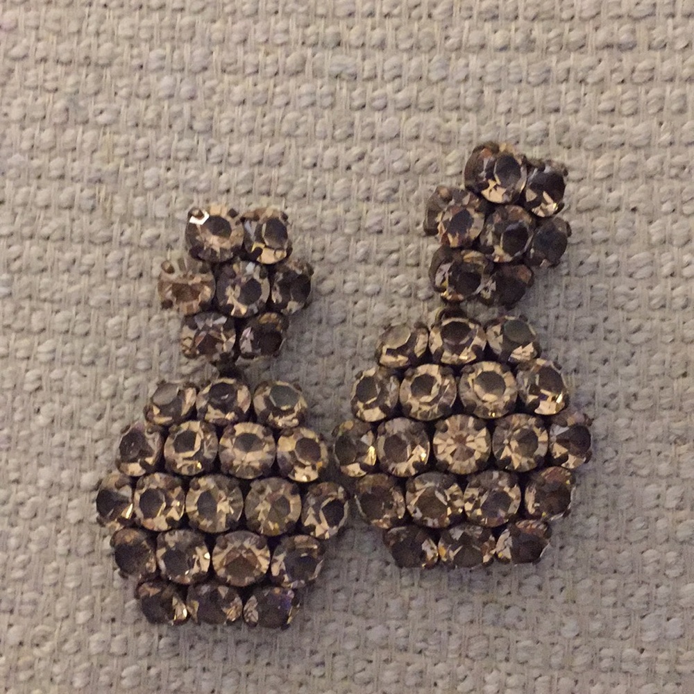 Anthropologie Alba Bijoux Smoky Face Earrings